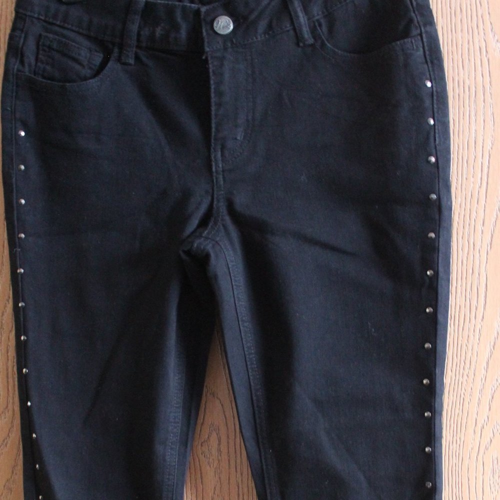 5/$35- Studded Black Skinny Jeans